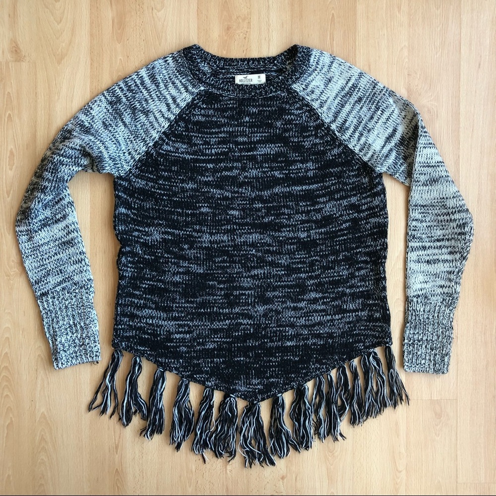 Hollister Fringe Hem Sweater